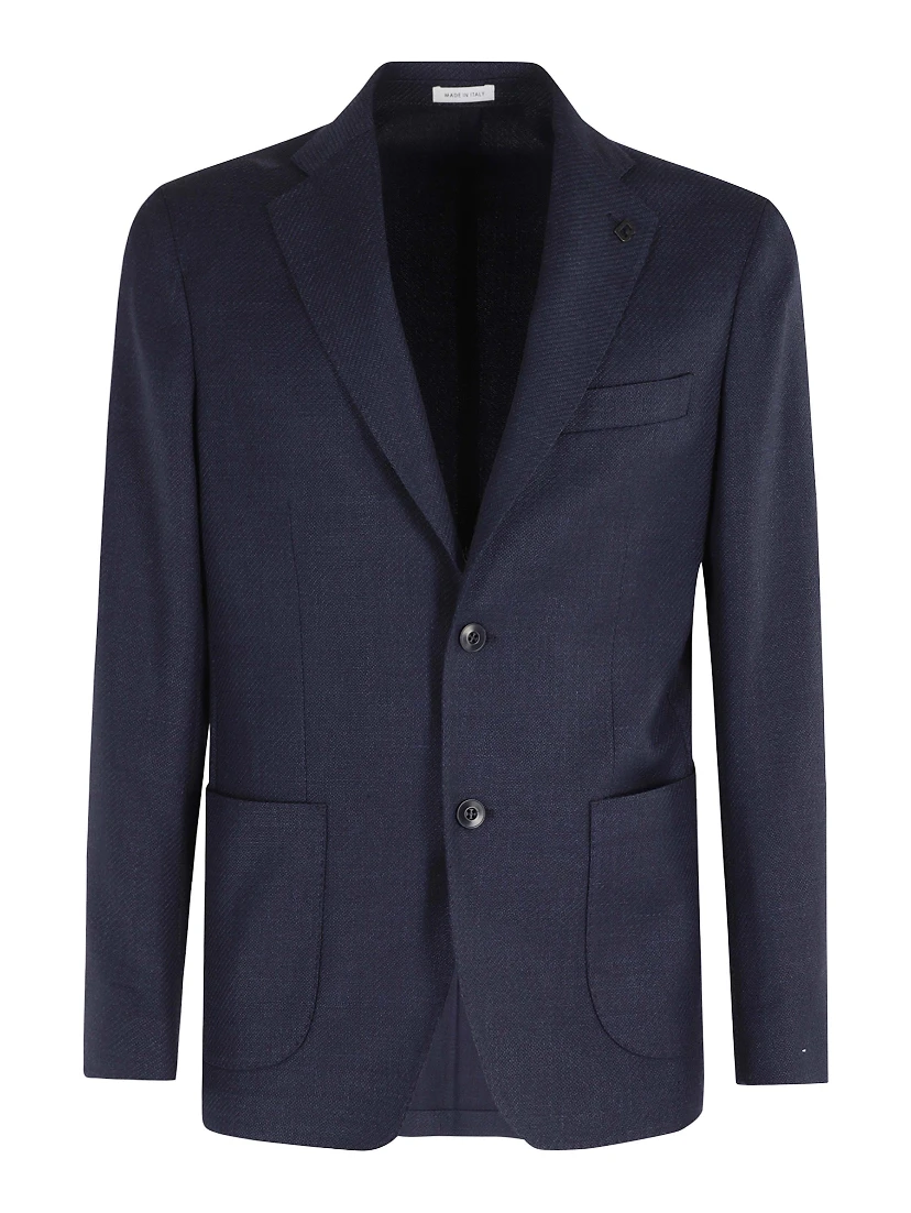 GIACCA DIAGONALE LANA LINO SETA