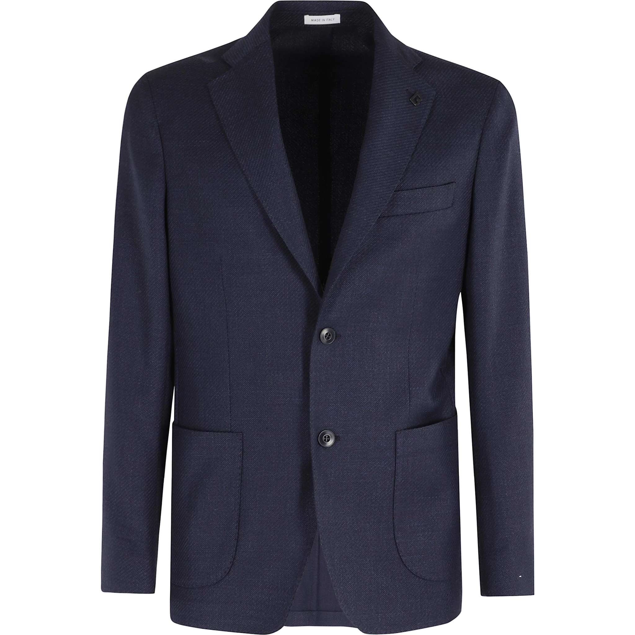 GIACCA DIAGONALE LANA LINO SETA