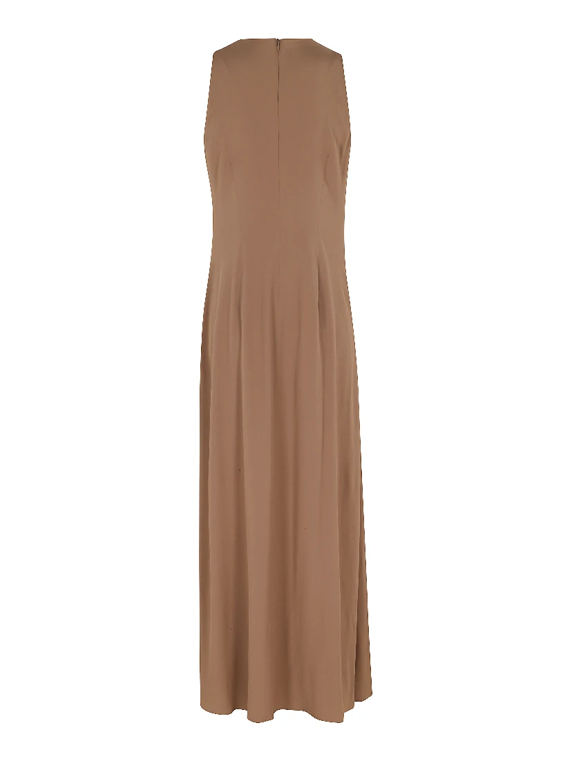 ABITO CON NODO INCROCIATO CREPE DE CHINE