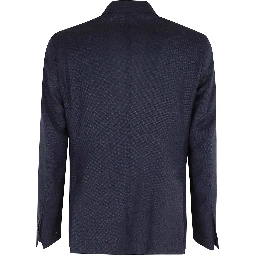 GIACCA DIAGONALE LANA LINO SETA