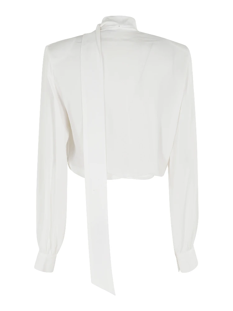 BLUSA INCROCIATA CON SCIARPINA  CREPE DE CHINE alternative