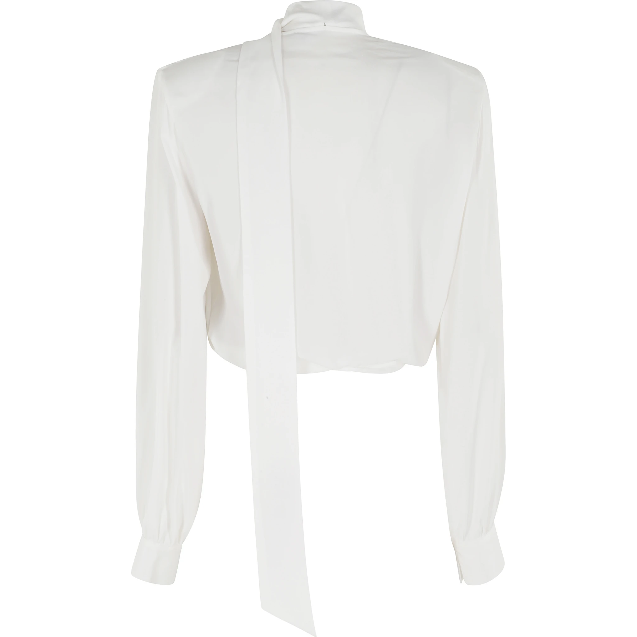 BLUSA INCROCIATA CON SCIARPINA  CREPE DE CHINE