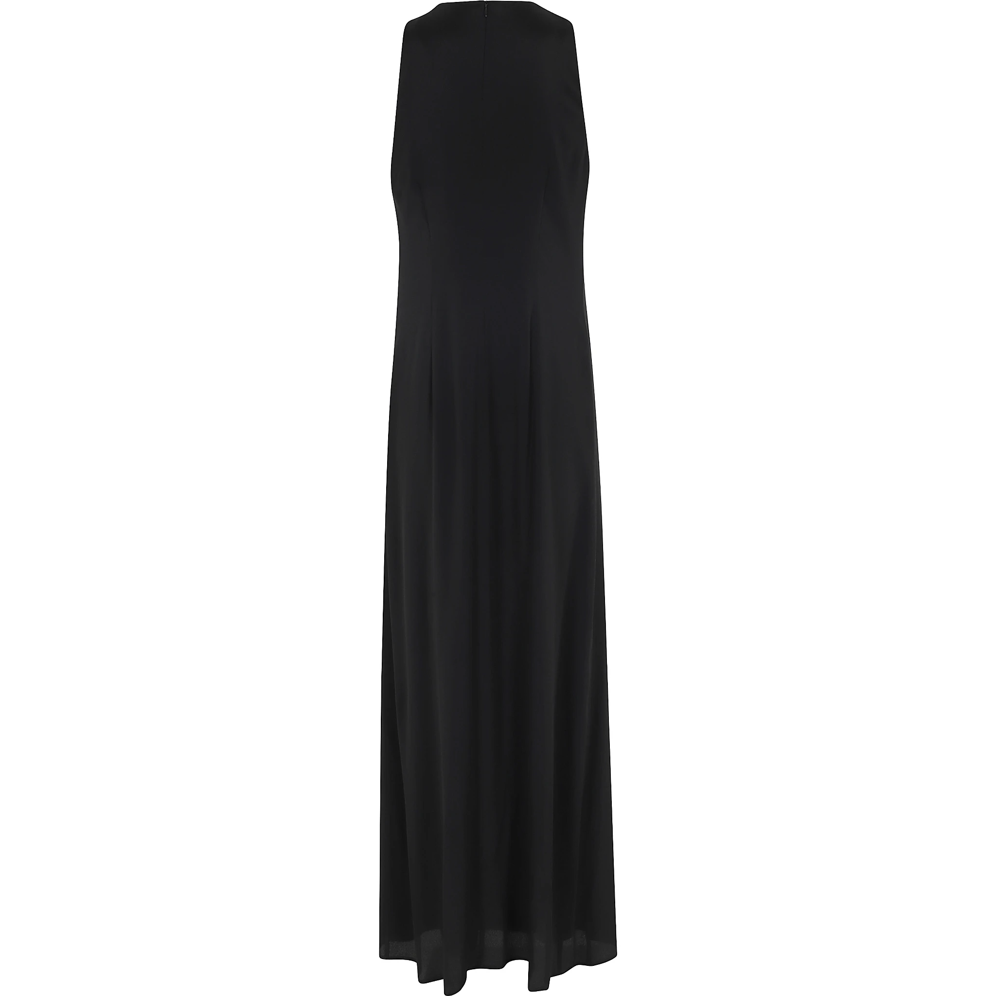 ABITO CON NODO INCROCIATO CREPE DE CHINE