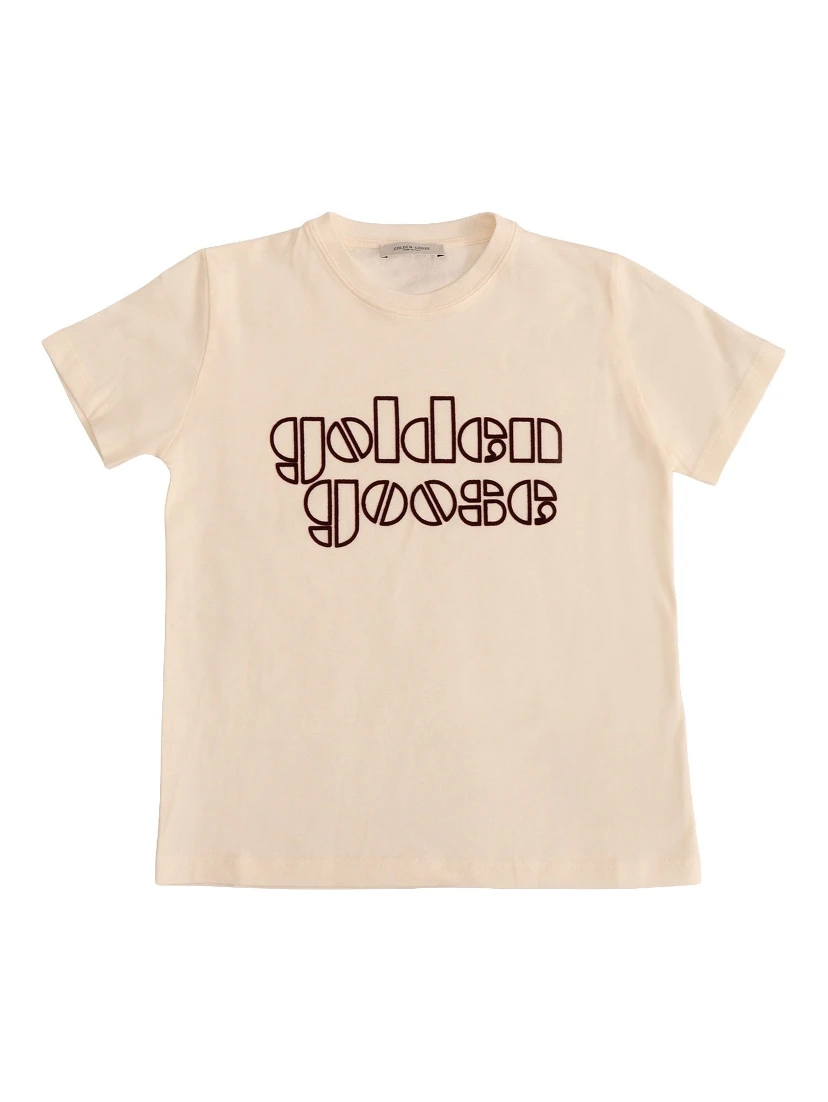 GOLDEN GOOSE KIDS T-shirts and Polos White