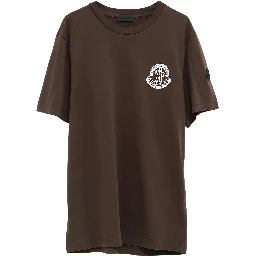 Moncler T-shirts and Polos Brown
