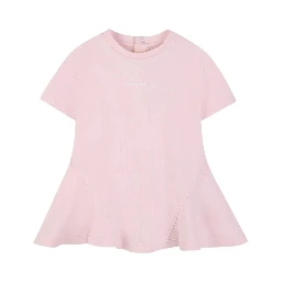 فساتين جيفنشي للأطفال باللون الوردي