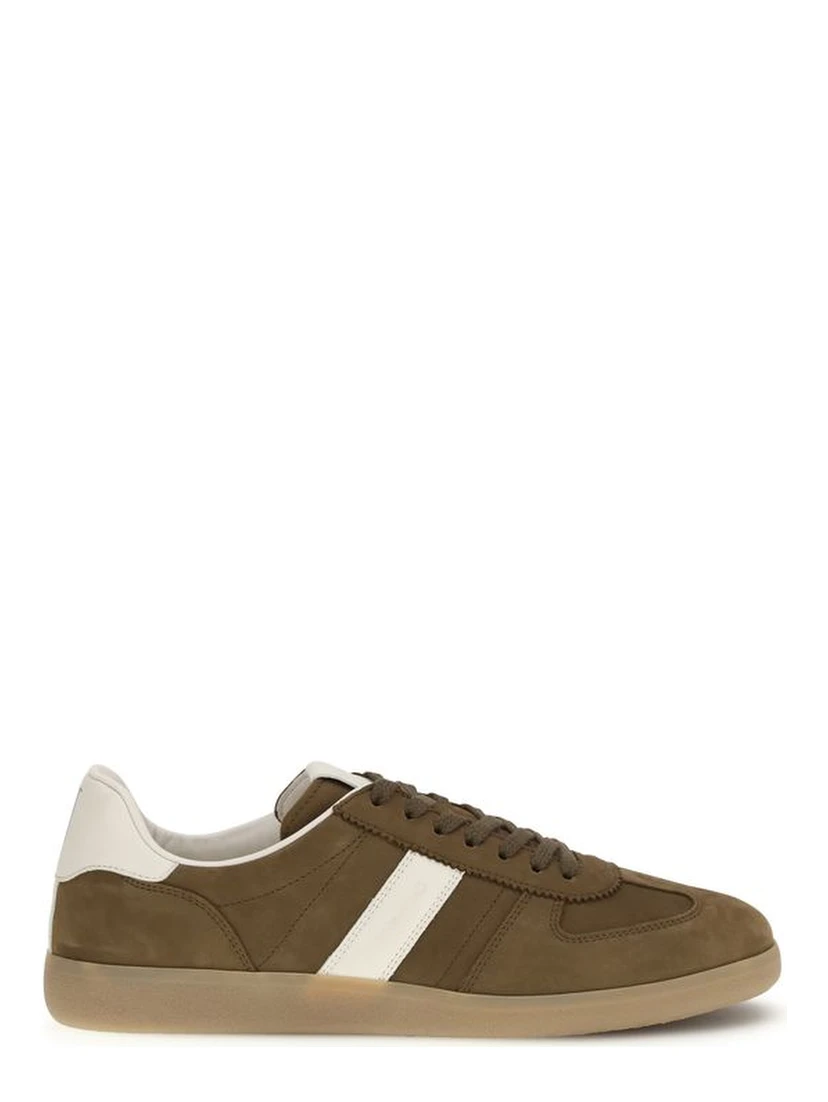 Brown Calf Leather Bos Taurus Low Top Sneakers