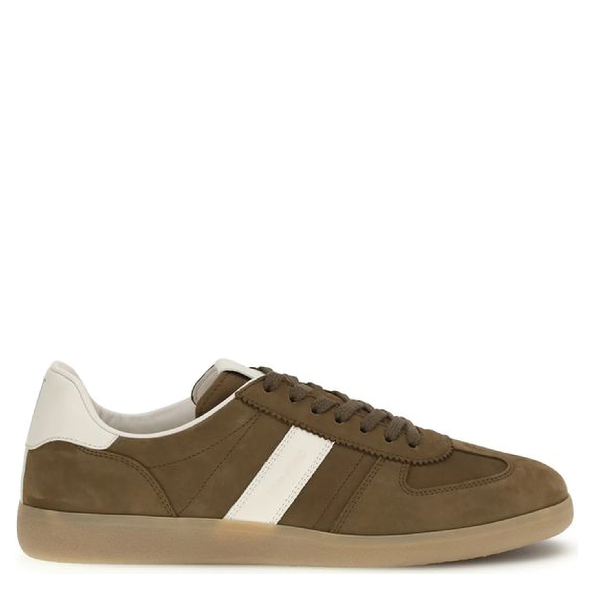 حذاء رياضي منخفض من جلد العجل البني من بوس توروس