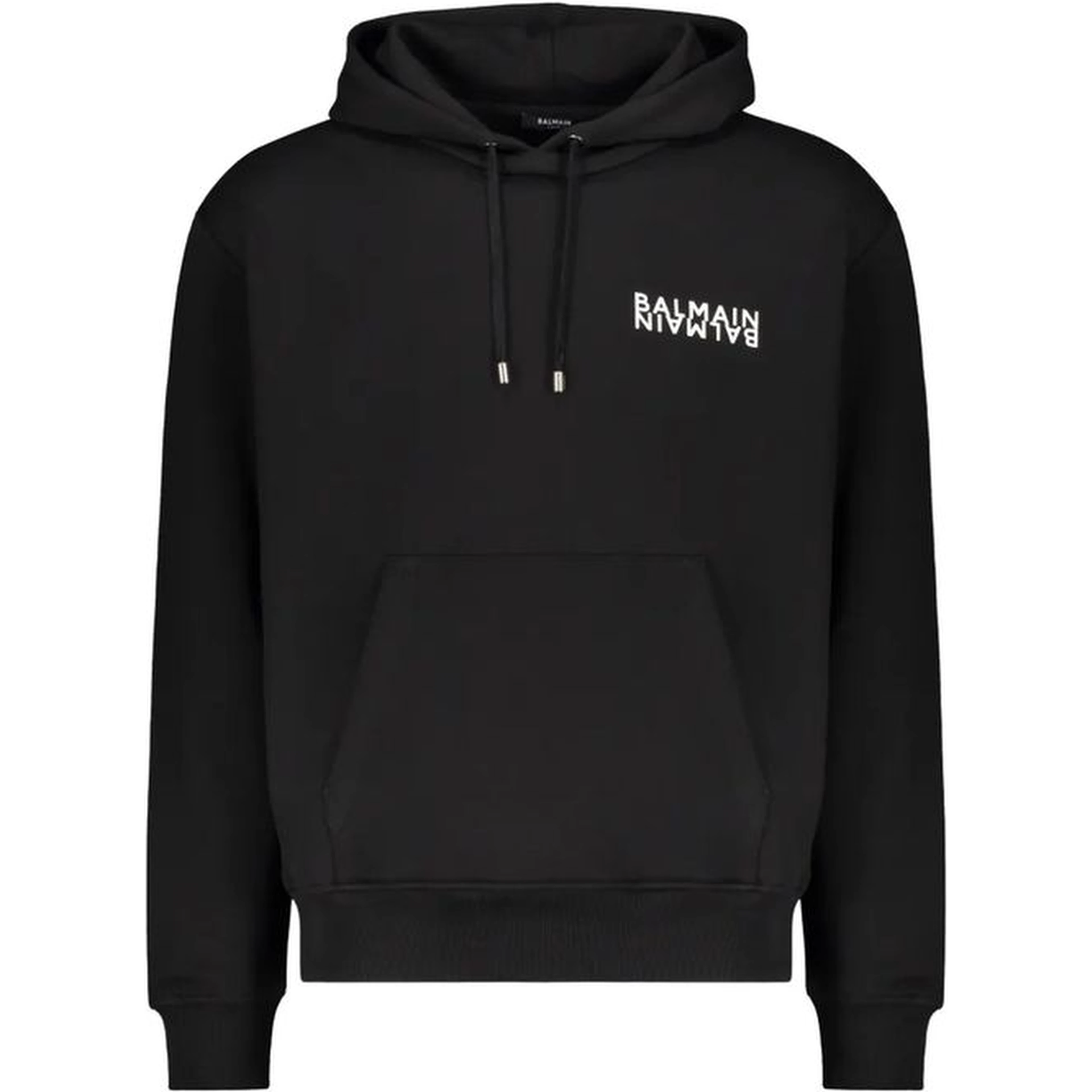 Black Cotton Hoodie