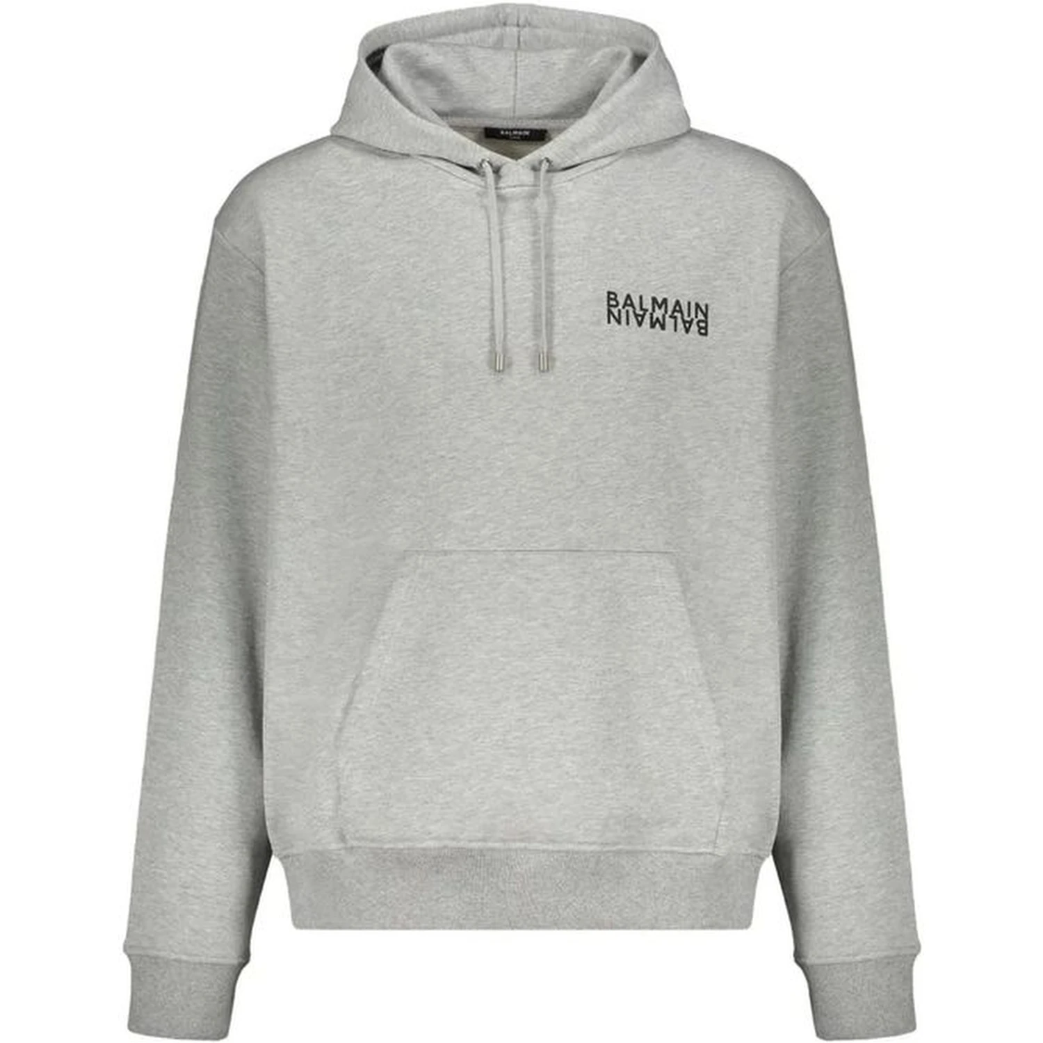 Gray Cotton Hoodie
