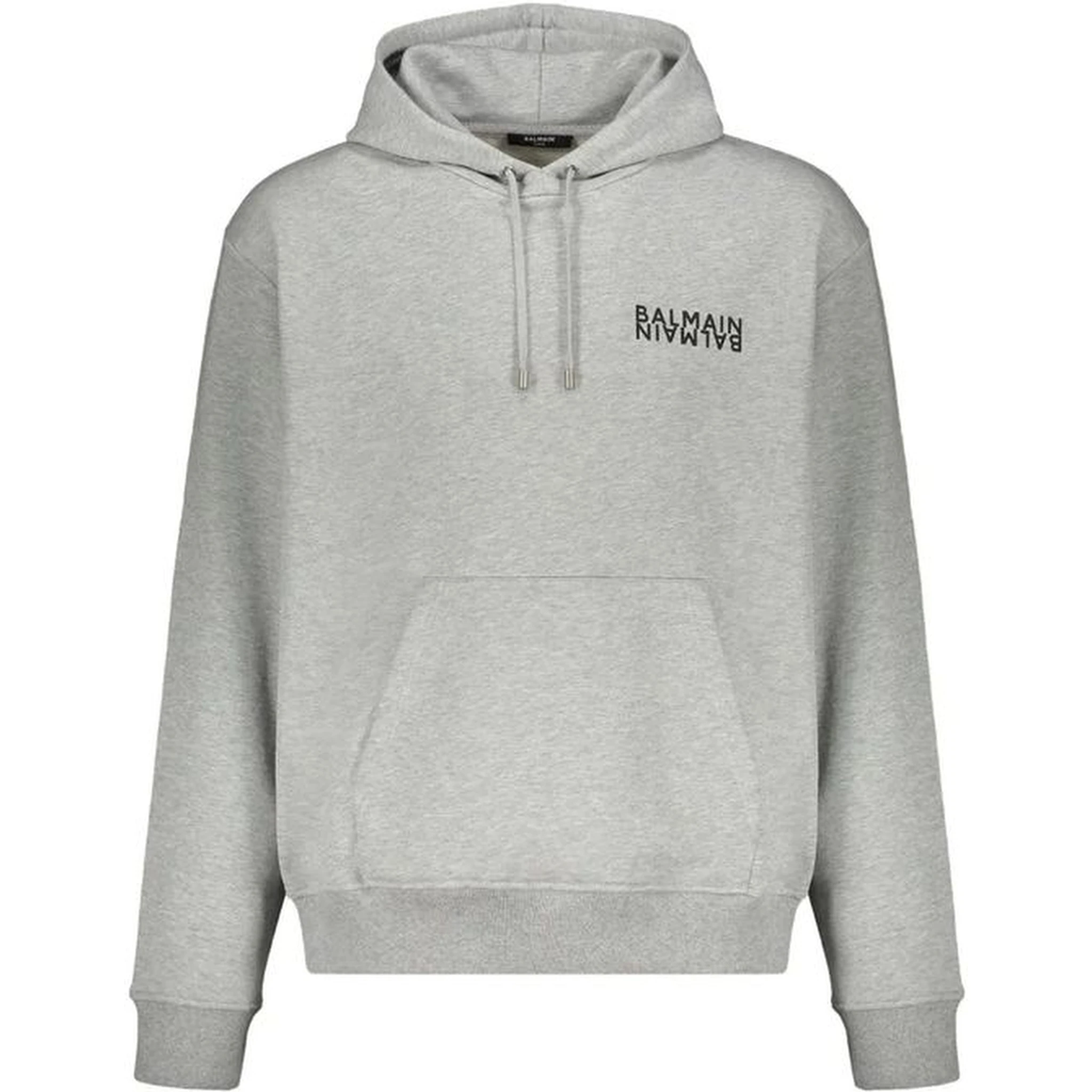 Gray Cotton Hoodie