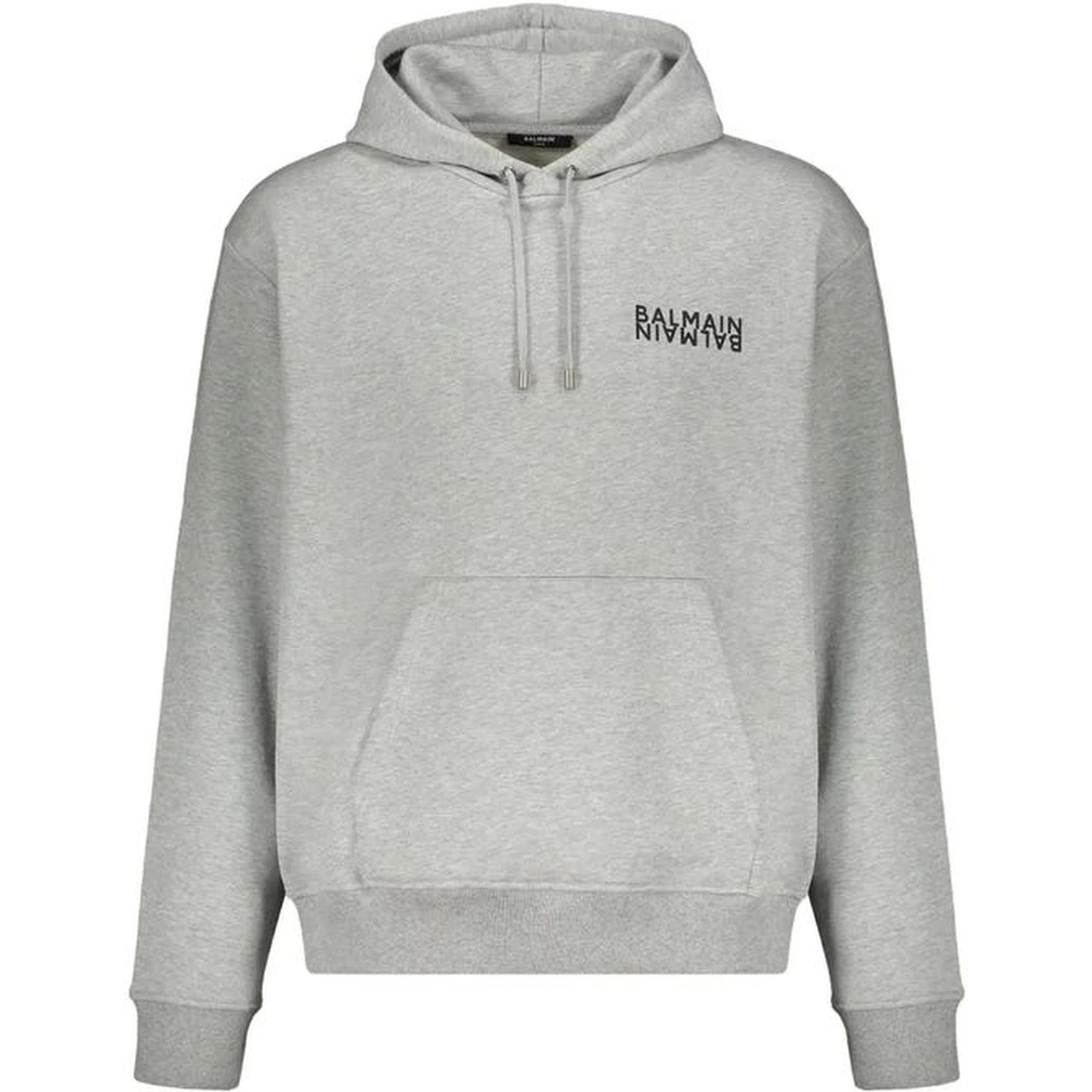 Gray Cotton Hoodie