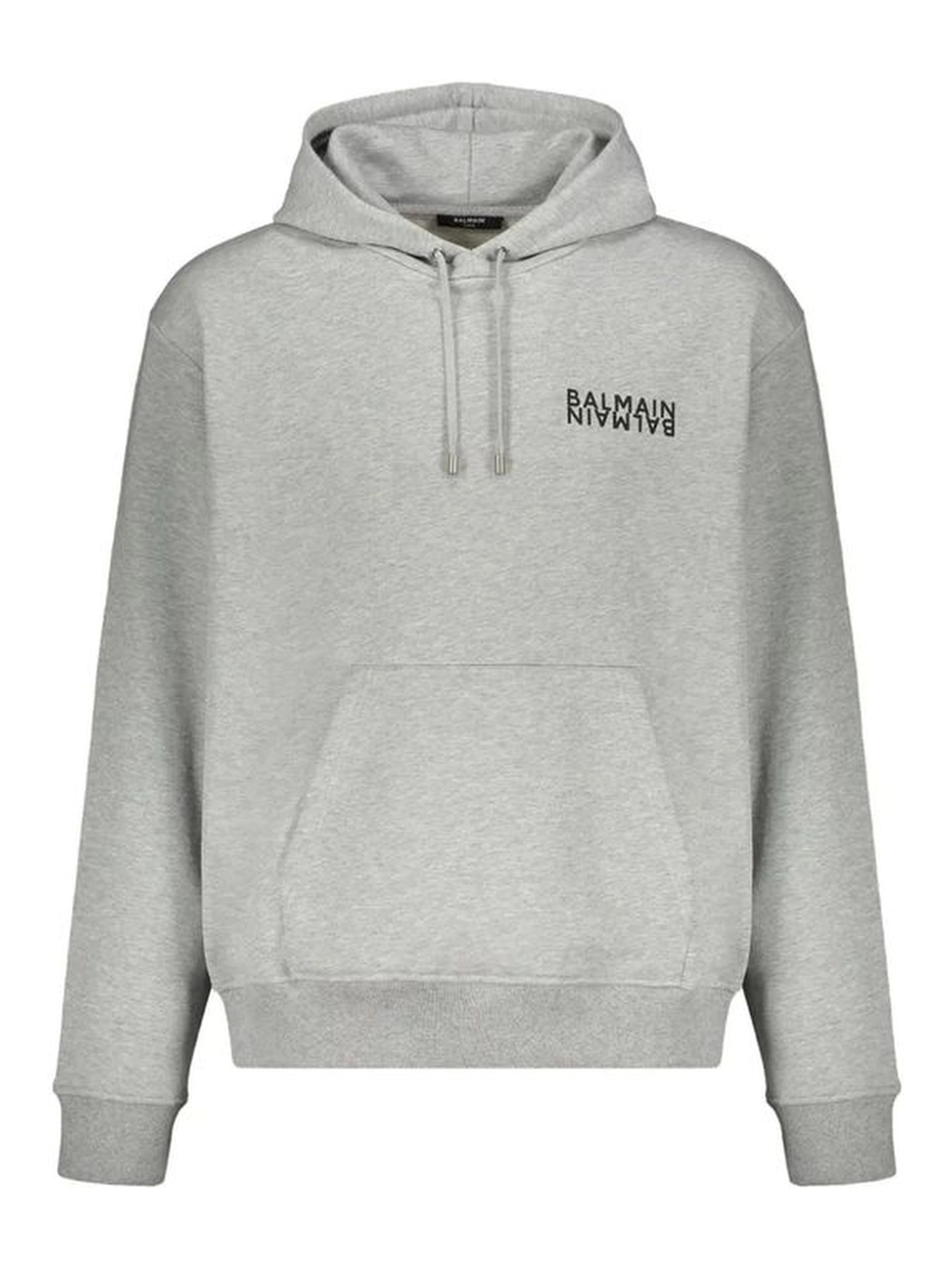 Gray Cotton Hoodie