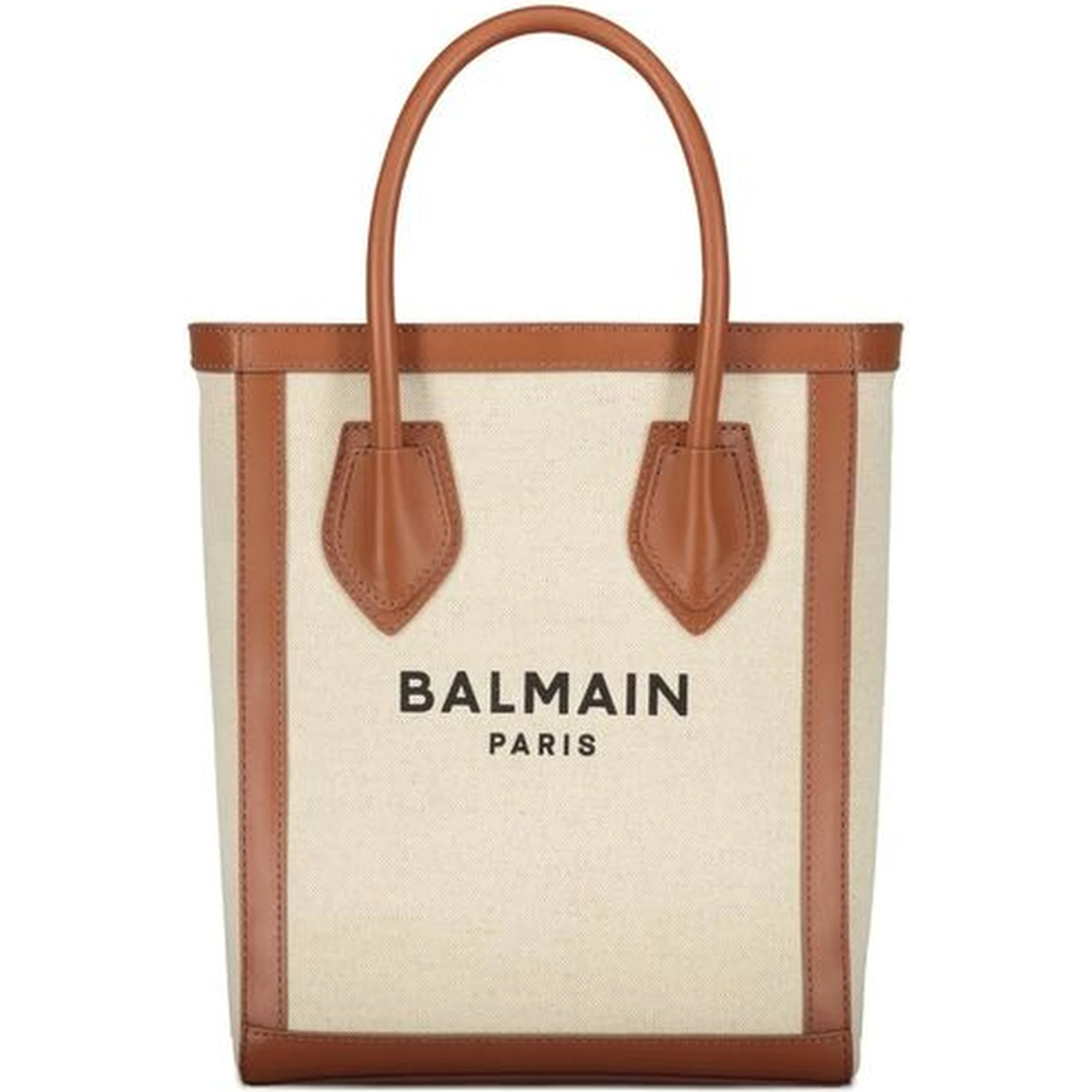 Brown Cotton Tote Bag