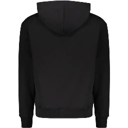 Black Cotton Hoodie