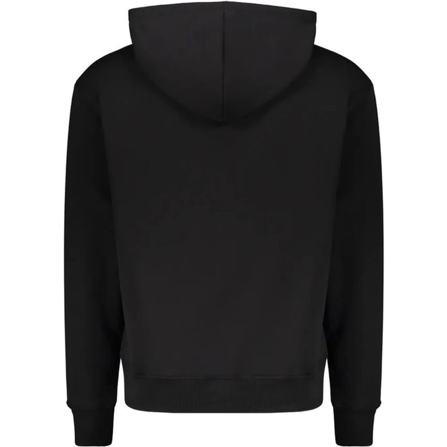Black Cotton Hoodie