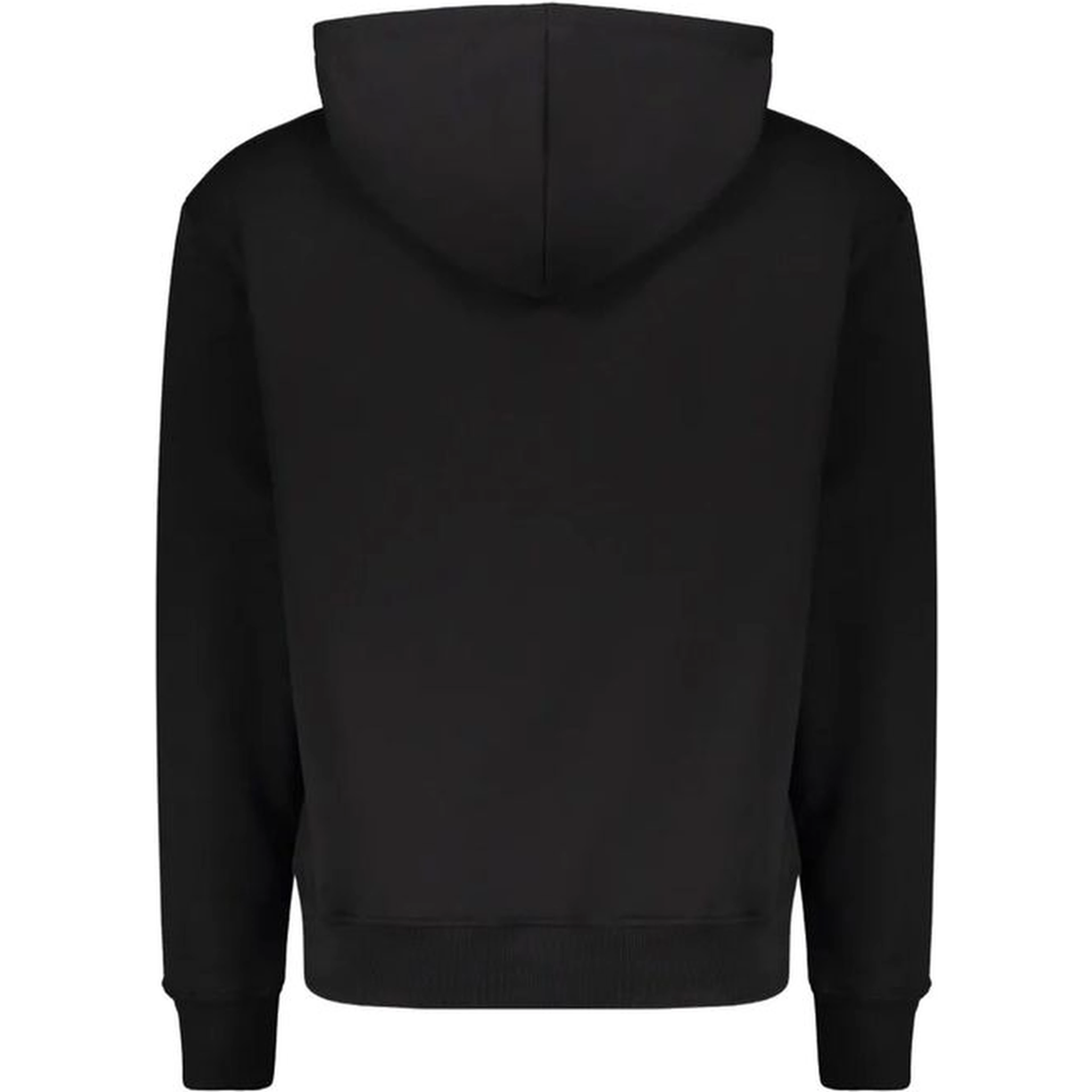 Black Cotton Hoodie