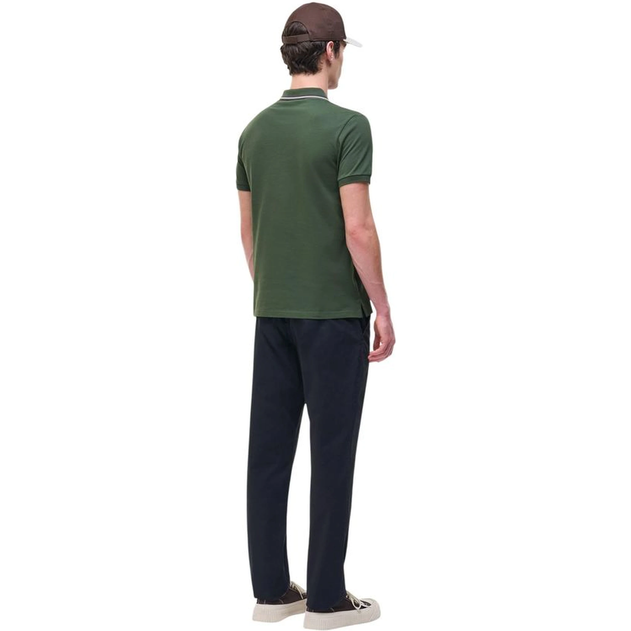 Green Cotton Polo Shirt