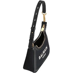 Black Cotton Shoulder Bag