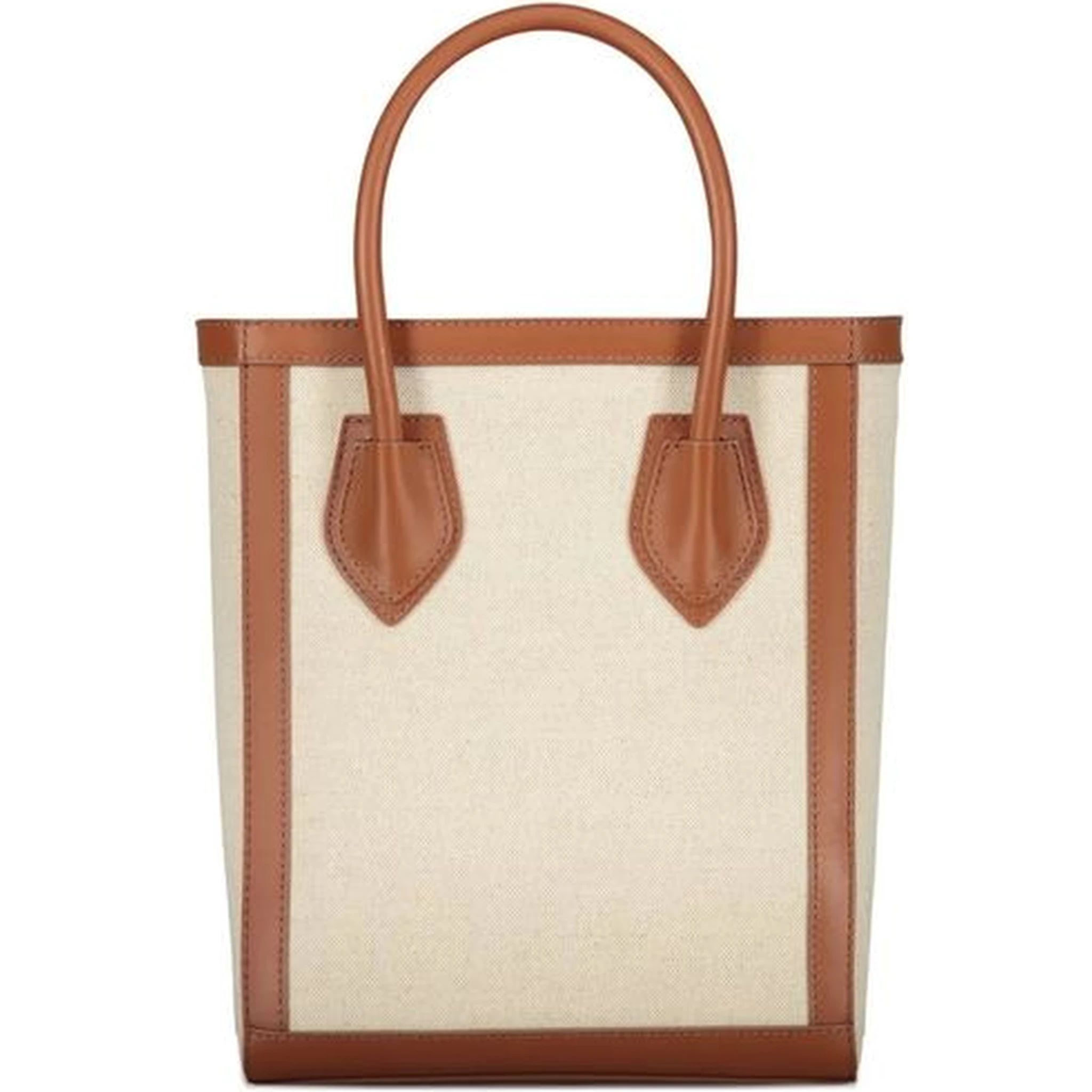 Brown Cotton Tote Bag