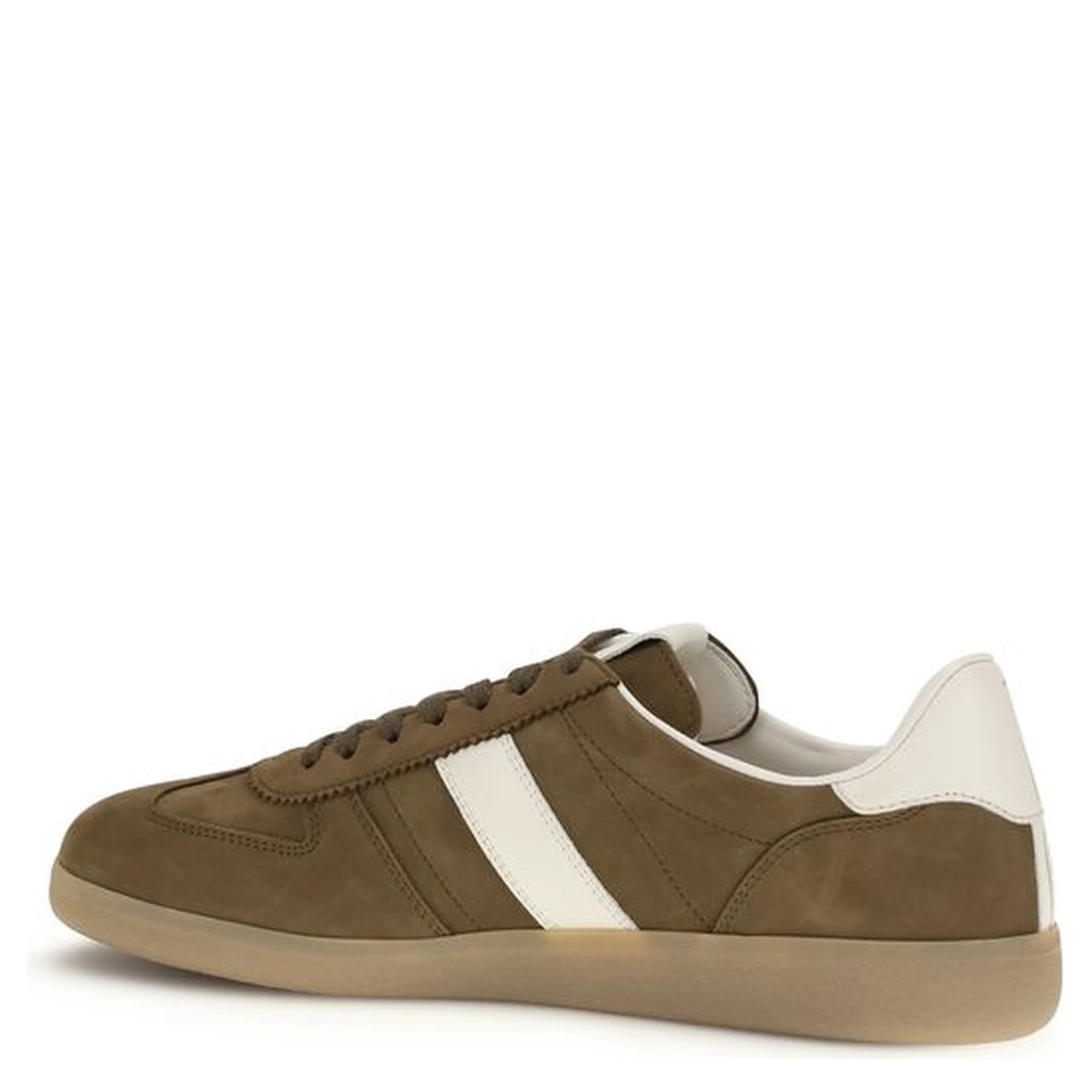 حذاء رياضي منخفض من جلد العجل البني من بوس توروس