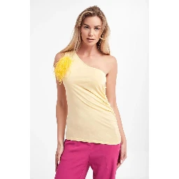 Yellow Cotton Tank Tops