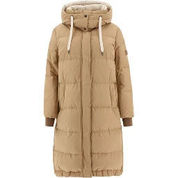 Beige Polyester Coat