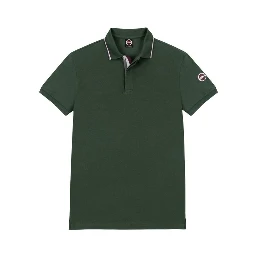 Green Cotton Polo Shirt