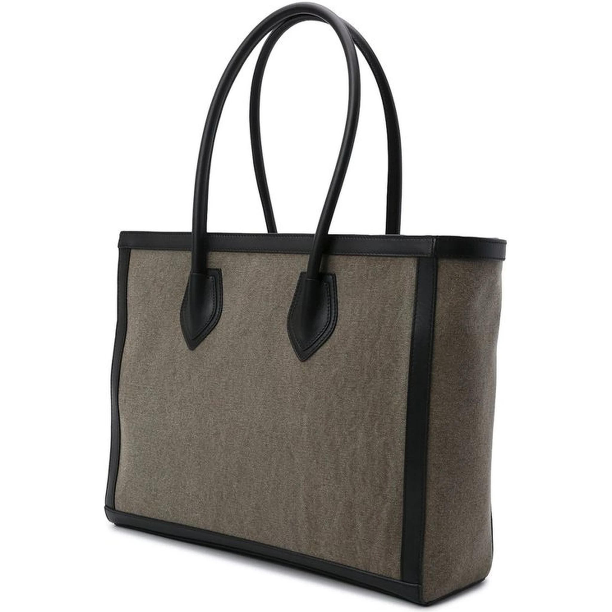 Bicolor Cotton Tote Bag