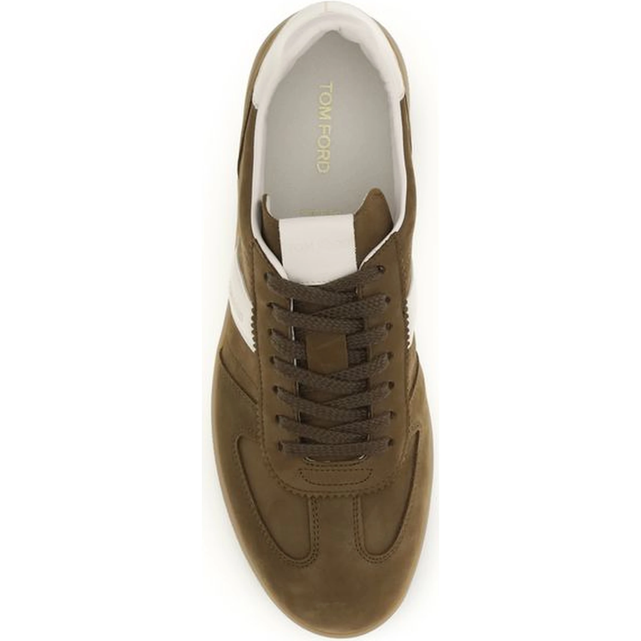 حذاء رياضي منخفض من جلد العجل البني من بوس توروس