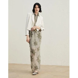 Bicolor Viscose Shirt