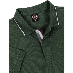 Green Cotton Polo Shirt
