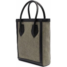 Bicolor Cotton Tote Bag
