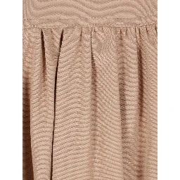 Gathered boule jacket in cotton canvas