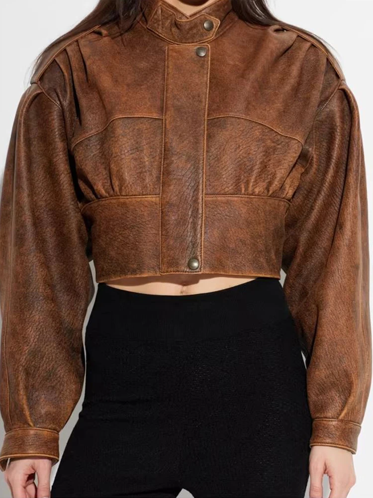 Leather bomber jacket alternative