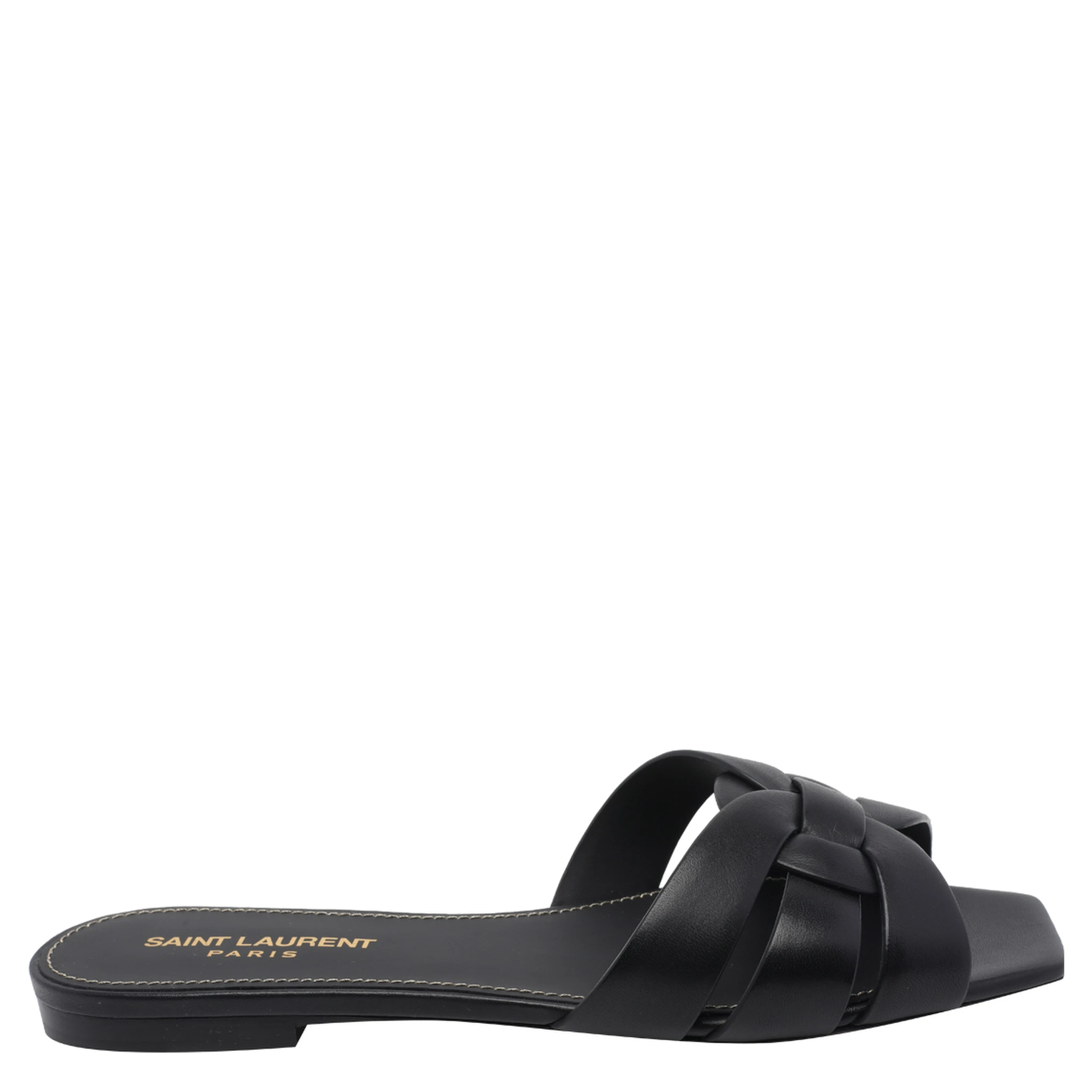 صندل سان لوران أسود