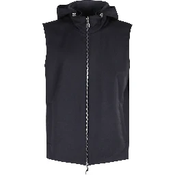 GILET REVERSIBILE LANA MERINO NYLON