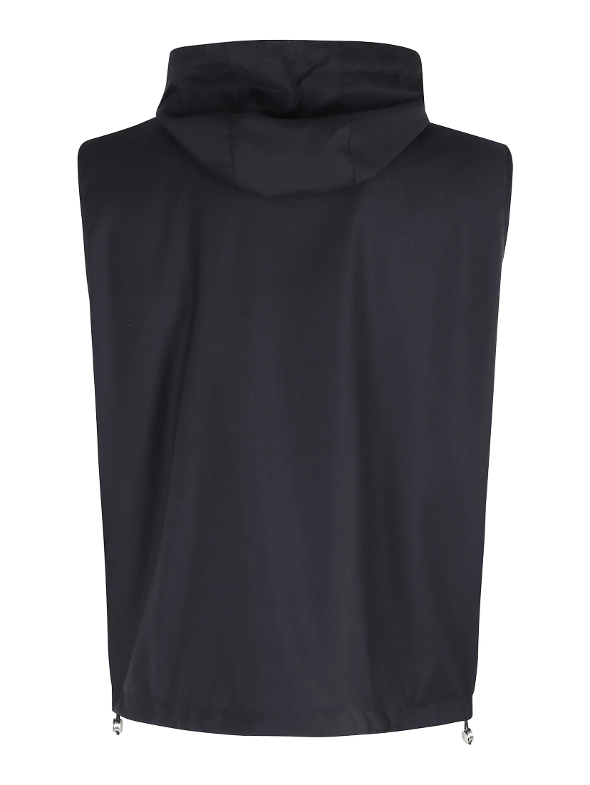 GILET REVERSIBILE LANA MERINO NYLON