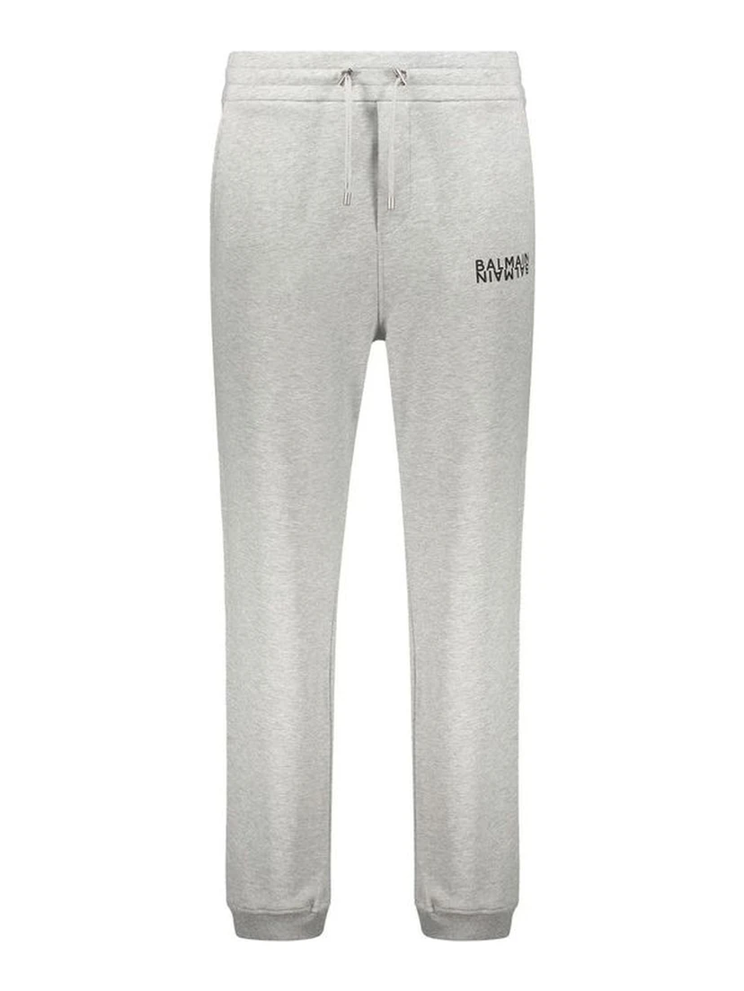 Gray Cotton Joggers (Workout Pants)