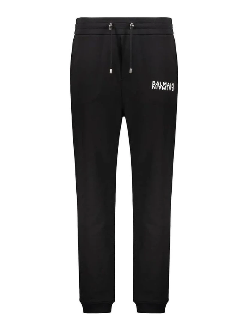 Black Cotton Joggers (Workout Pants)