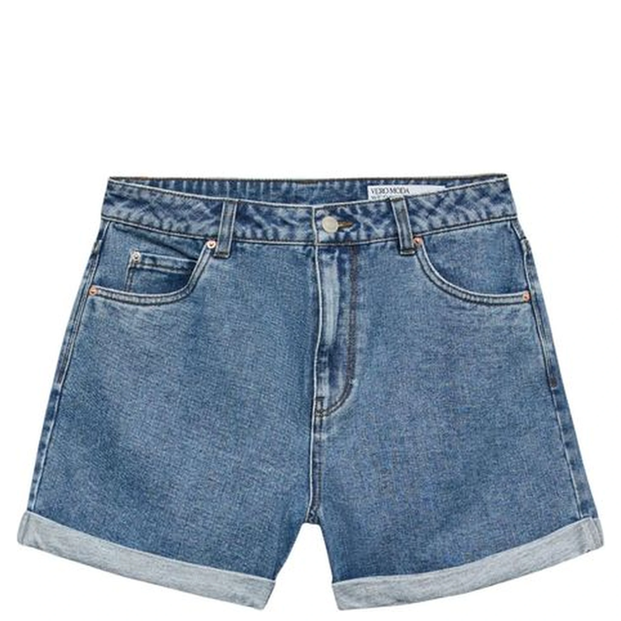 Light Blue Cotton Shorts