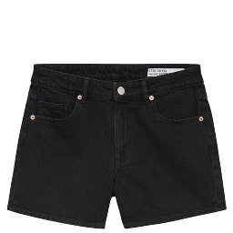 Black Cotton Shorts