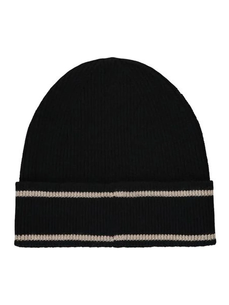 Black Merino Wool Beanie alternative