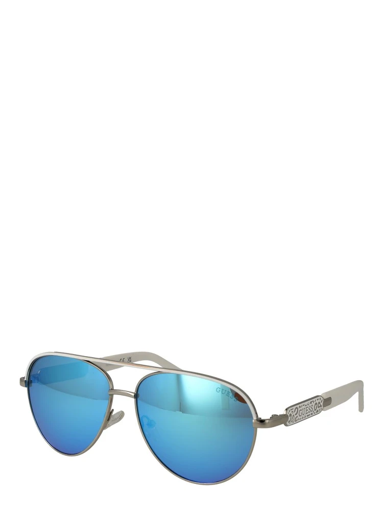 Silver Metal Sunglasses