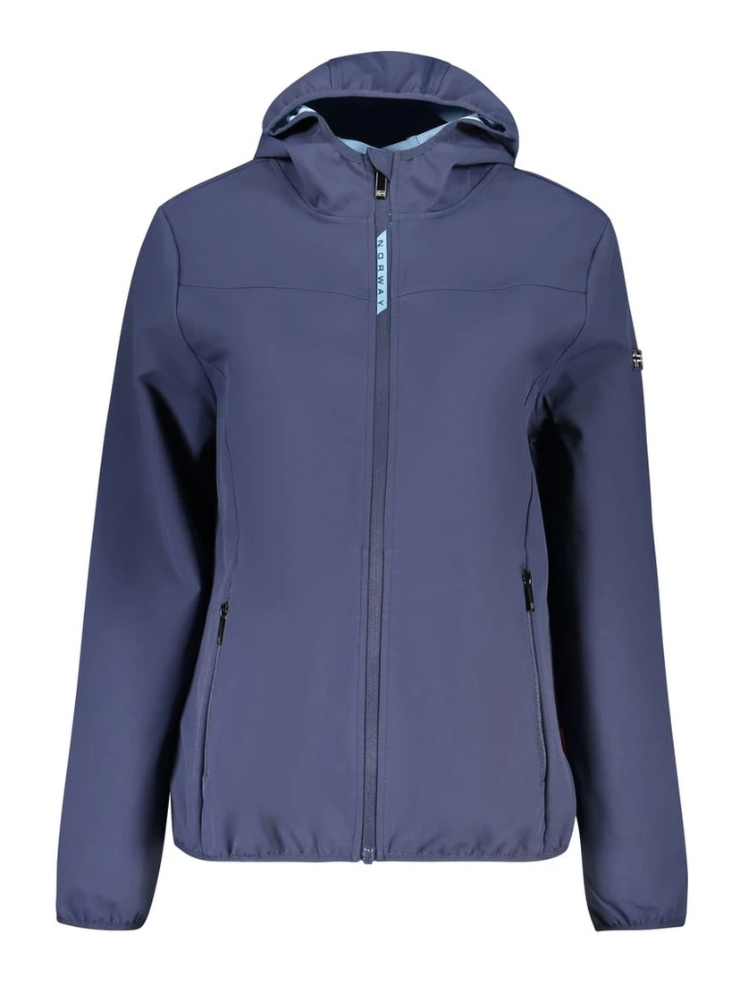 Blu Polyester Women Jacket