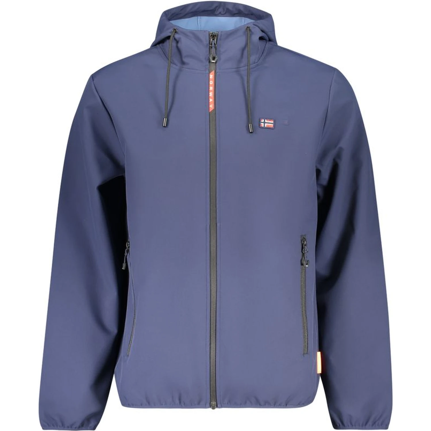 Blu Polyester Men's Jacket
