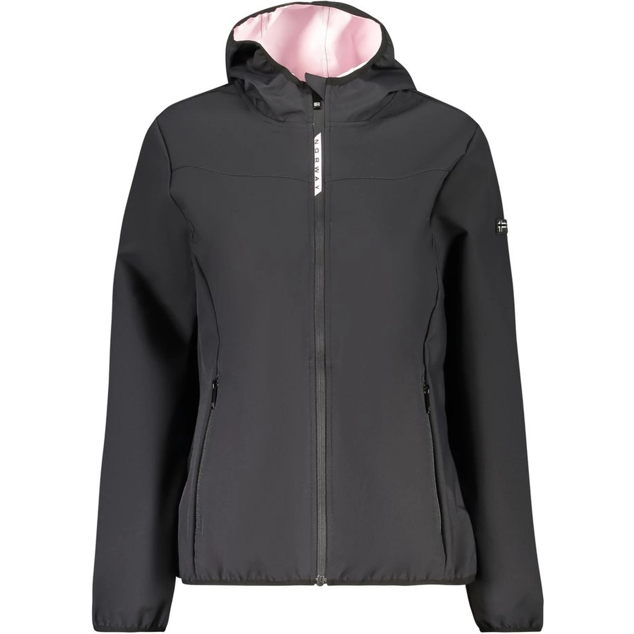 Black Polyester Women's Jacket