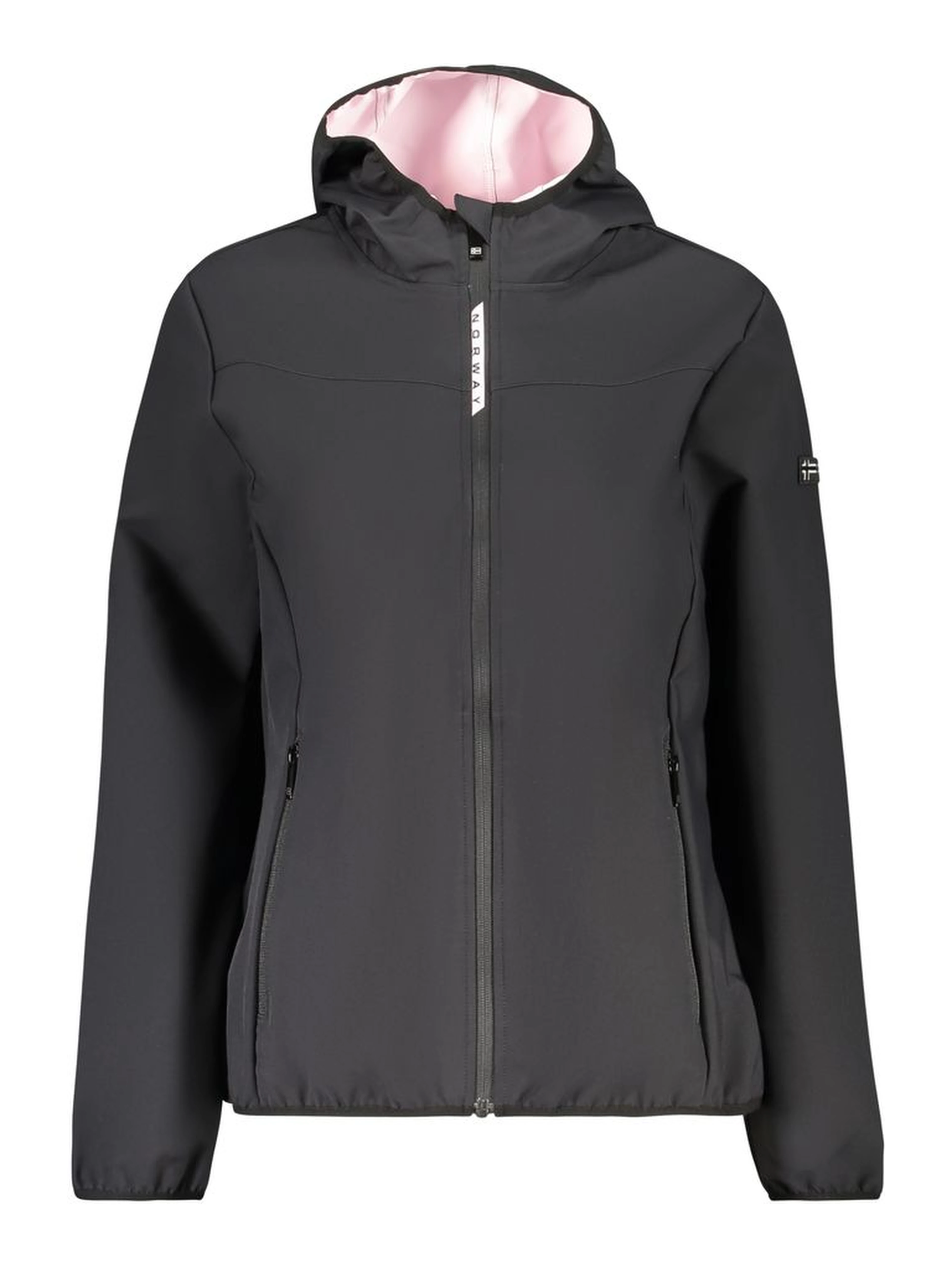 Black Polyester Women's Jacket
