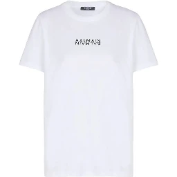 تي شيرت قطني أبيض