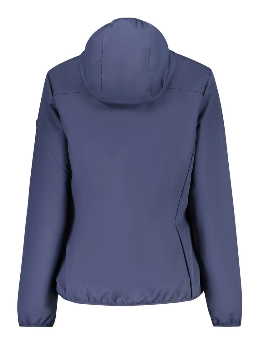 Blu Polyester Women Jacket